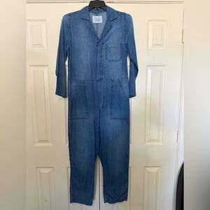 H&M Women's Blue Denim Jumpsuit
